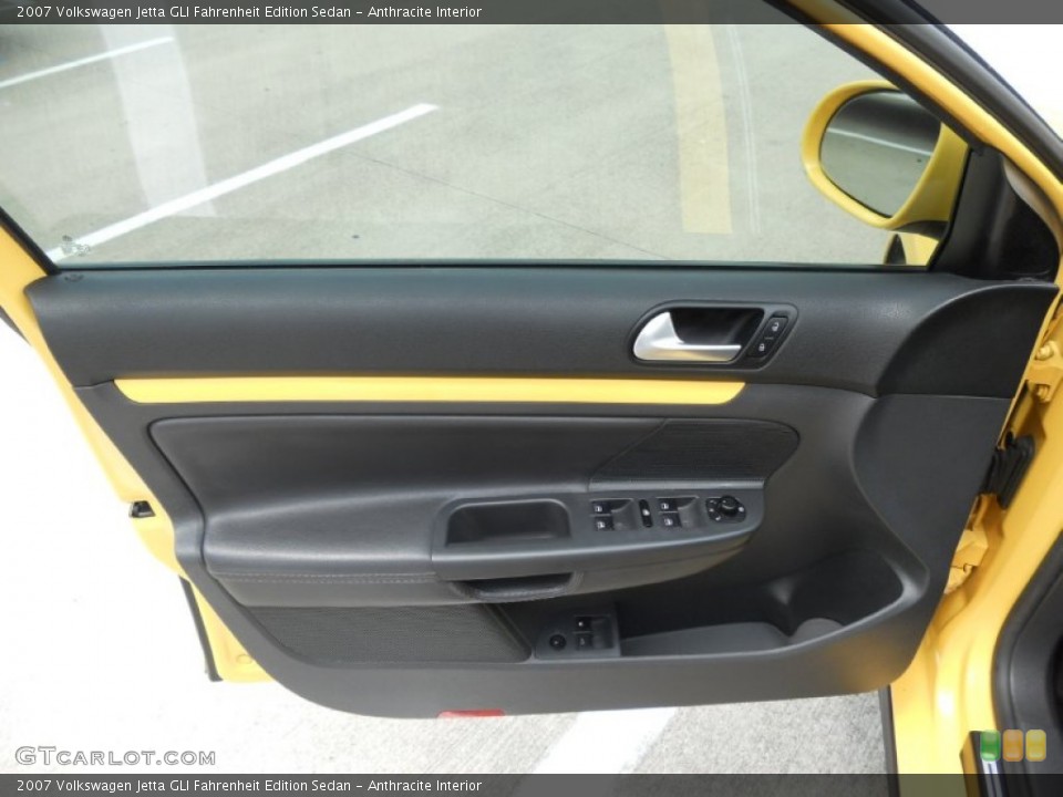 Anthracite Interior Door Panel for the 2007 Volkswagen Jetta GLI Fahrenheit Edition Sedan #50366575