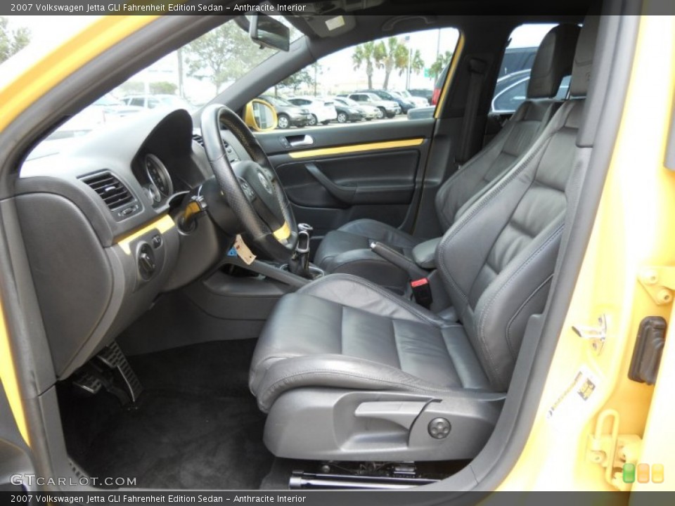 Anthracite Interior Photo for the 2007 Volkswagen Jetta GLI Fahrenheit Edition Sedan #50366595