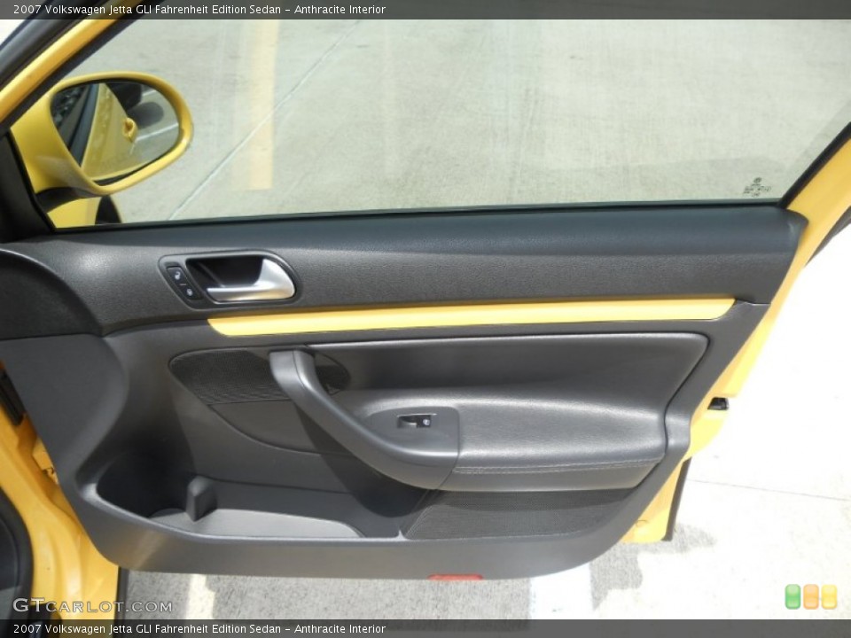 Anthracite Interior Door Panel for the 2007 Volkswagen Jetta GLI Fahrenheit Edition Sedan #50366625