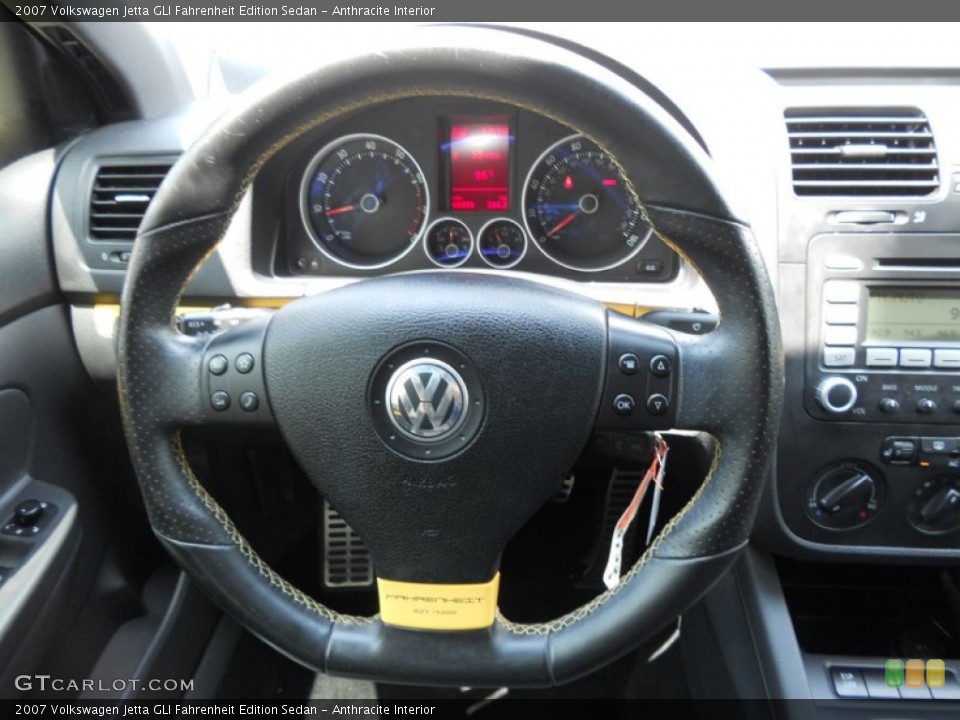 Anthracite Interior Steering Wheel for the 2007 Volkswagen Jetta GLI Fahrenheit Edition Sedan #50366698