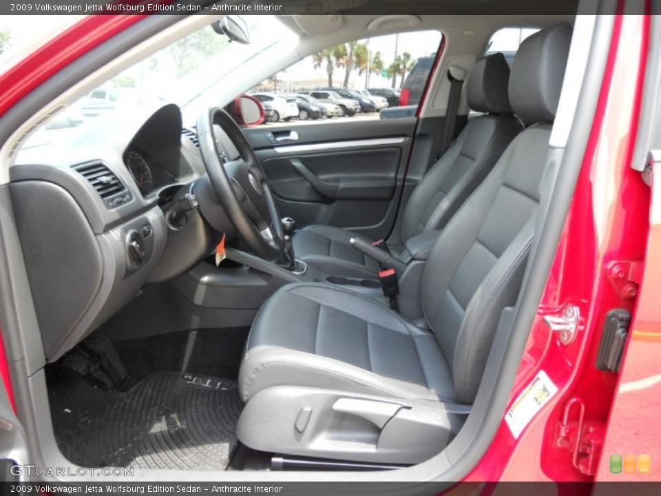 Anthracite Interior Photo for the 2009 Volkswagen Jetta Wolfsburg Edition Sedan #50367009