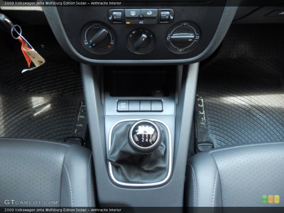 Anthracite Interior Transmission for the 2009 Volkswagen Jetta Wolfsburg Edition Sedan #50367144