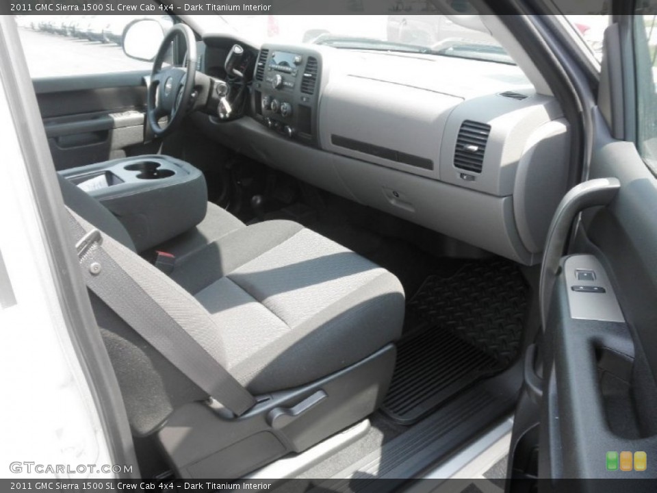 Dark Titanium Interior Dashboard for the 2011 GMC Sierra 1500 SL Crew Cab 4x4 #50368770