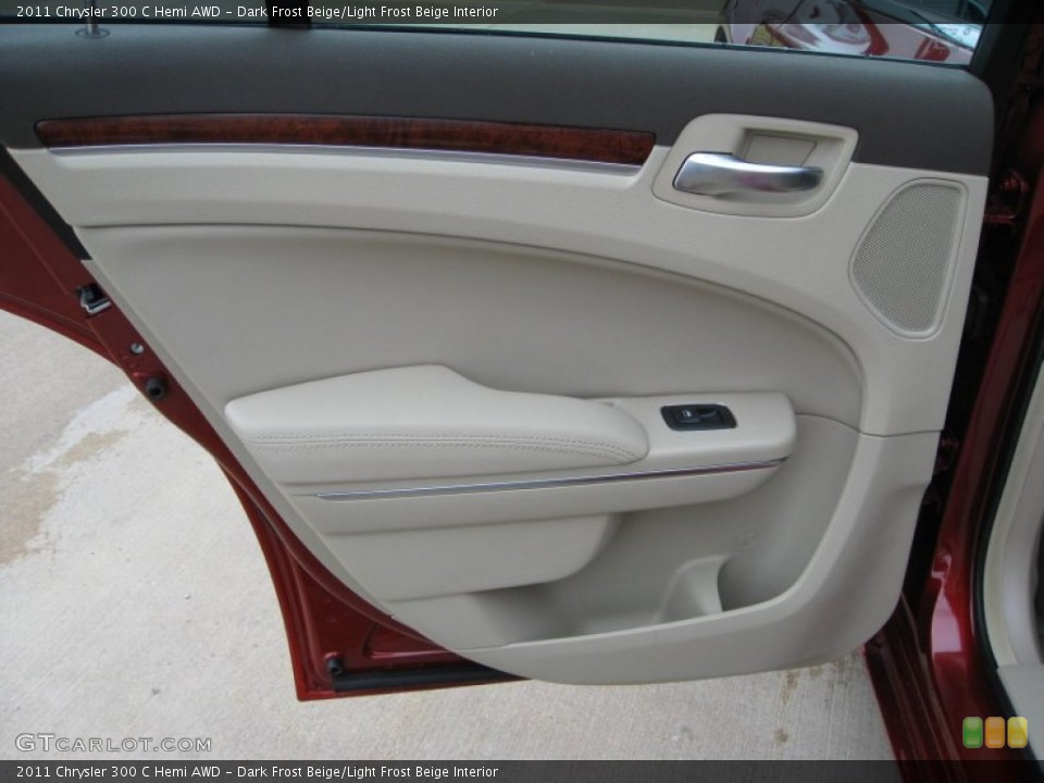 Dark Frost Beige/Light Frost Beige Interior Door Panel for the 2011 Chrysler 300 C Hemi AWD #50369784