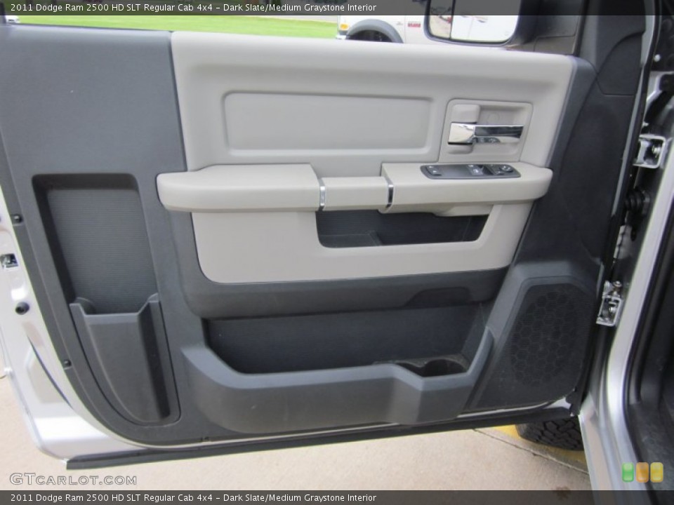 Dark Slate/Medium Graystone Interior Door Panel for the 2011 Dodge Ram 2500 HD SLT Regular Cab 4x4 #50370039