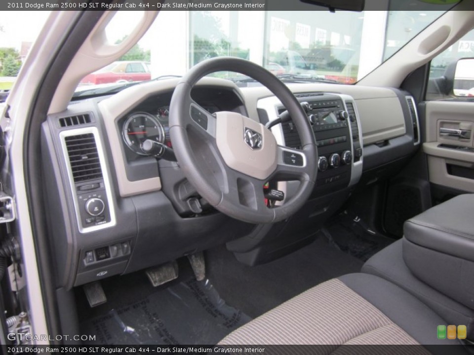 Dark Slate/Medium Graystone Interior Dashboard for the 2011 Dodge Ram 2500 HD SLT Regular Cab 4x4 #50370054