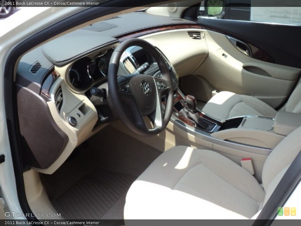 Cocoa/Cashmere Interior Photo for the 2011 Buick LaCrosse CX #50370195