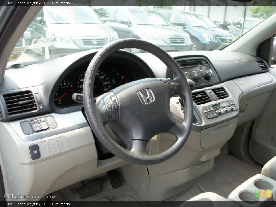 Olive Interior Dashboard for the 2009 Honda Odyssey EX #50372196