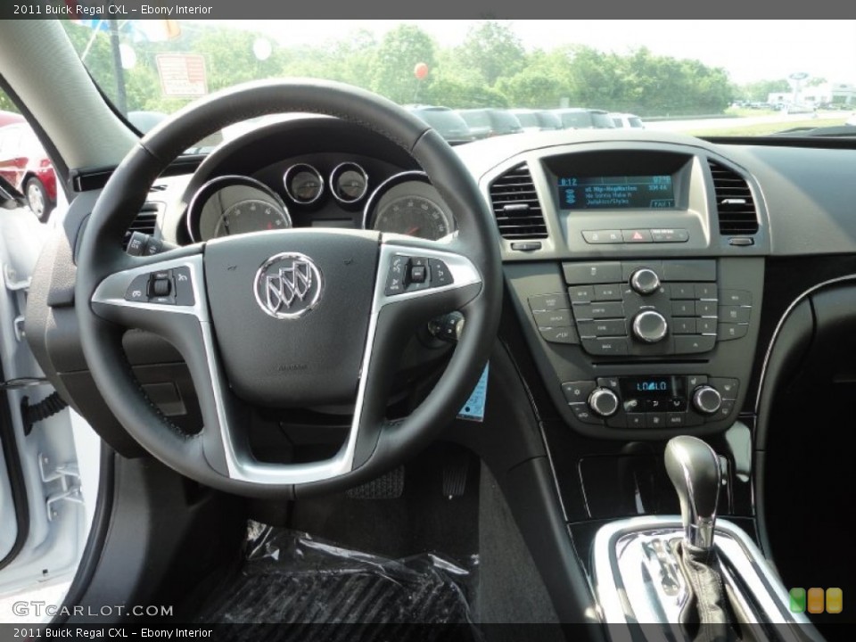 Ebony Interior Dashboard for the 2011 Buick Regal CXL #50372337
