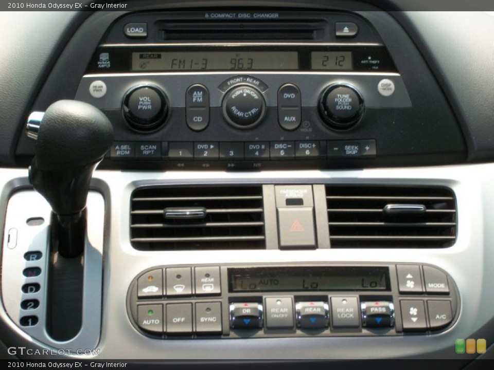 Gray Interior Controls for the 2010 Honda Odyssey EX #50372592