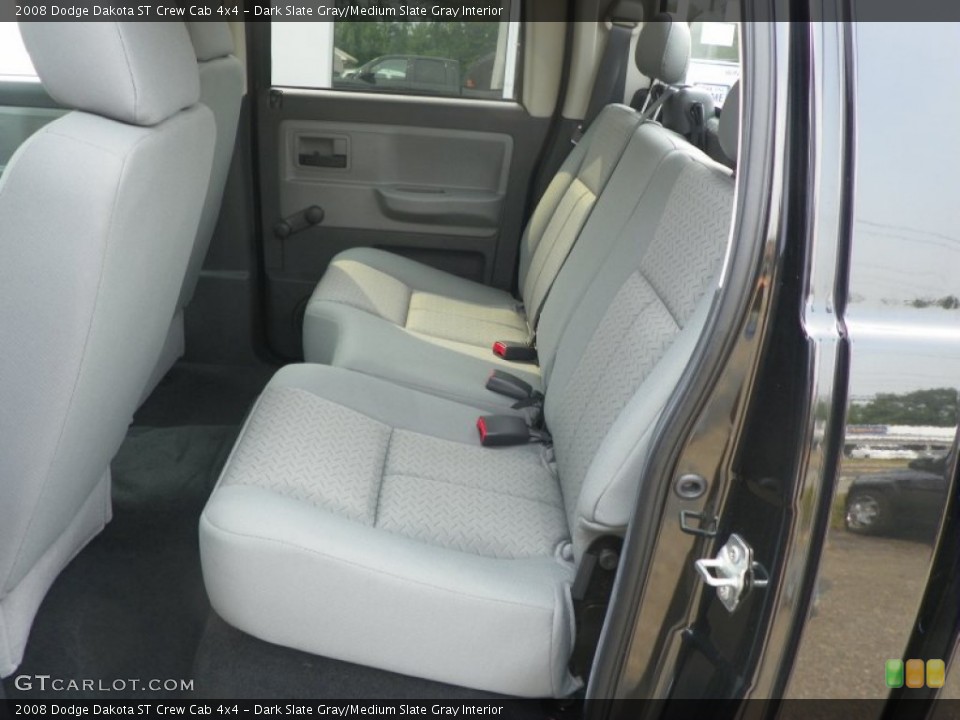 Dark Slate Gray/Medium Slate Gray Interior Photo for the 2008 Dodge Dakota ST Crew Cab 4x4 #50374749
