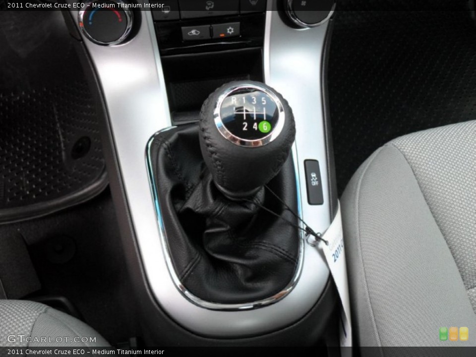 Medium Titanium Interior Transmission for the 2011 Chevrolet Cruze ECO #50374896
