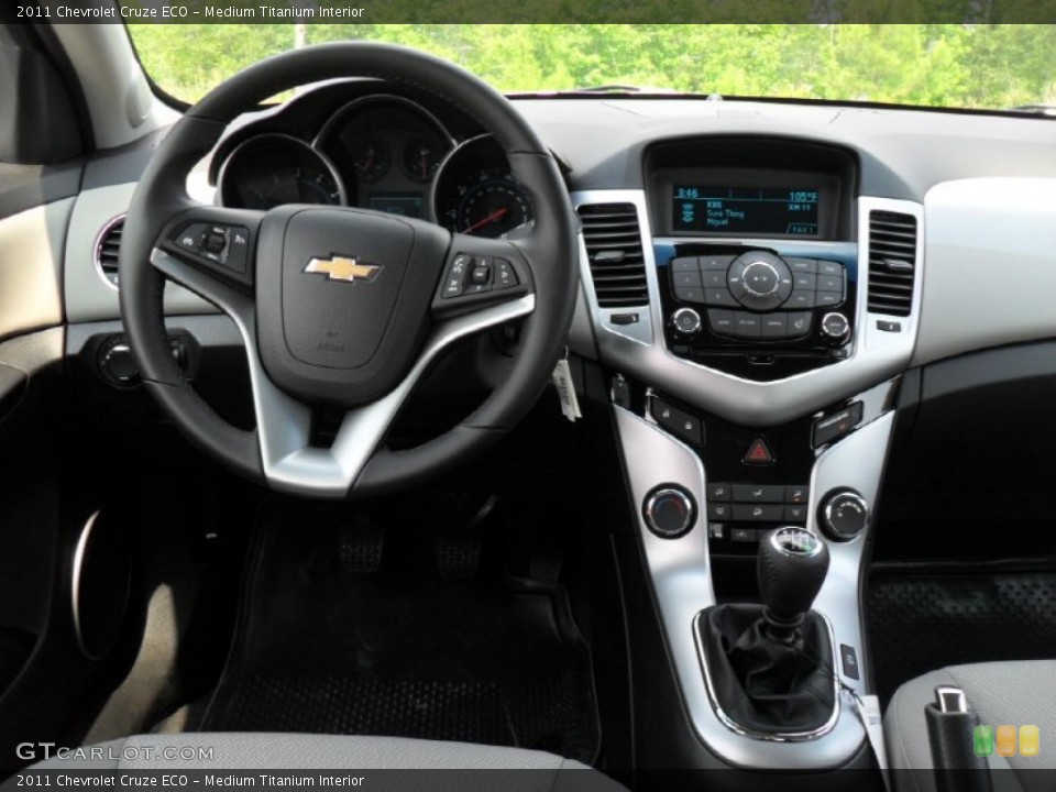 Medium Titanium Interior Dashboard for the 2011 Chevrolet Cruze ECO #50374968