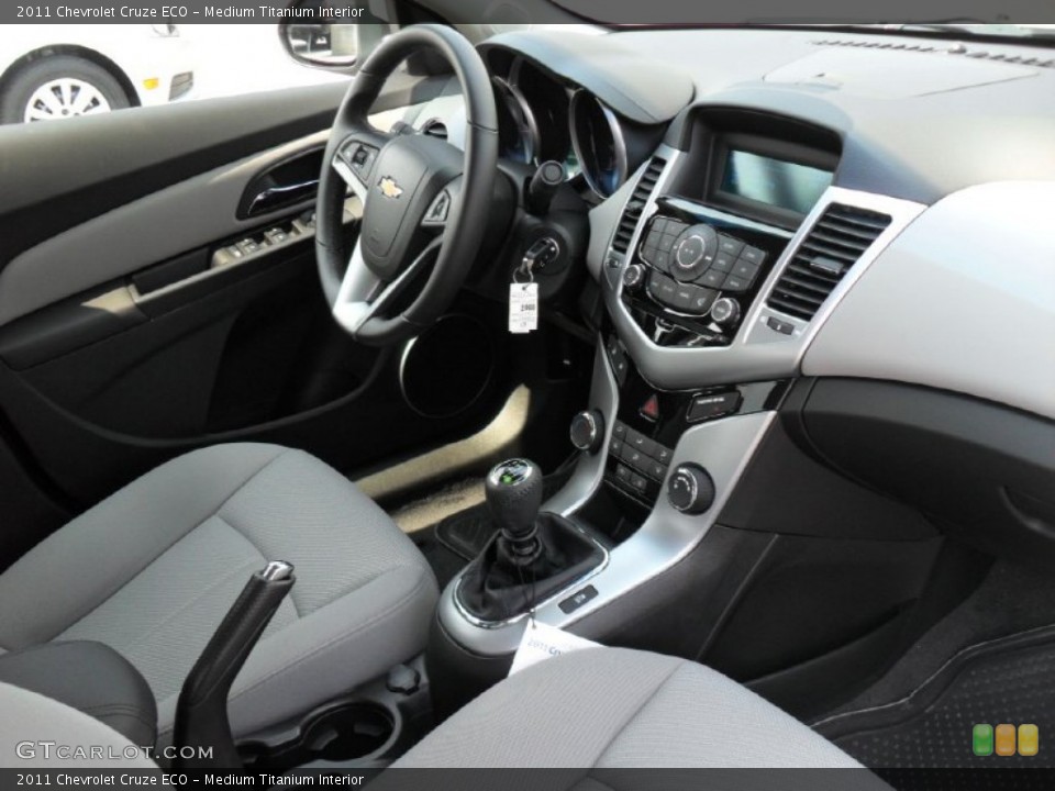 Medium Titanium Interior Dashboard for the 2011 Chevrolet Cruze ECO #50375022
