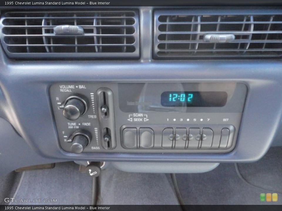 Blue Interior Controls for the 1995 Chevrolet Lumina  #50375451