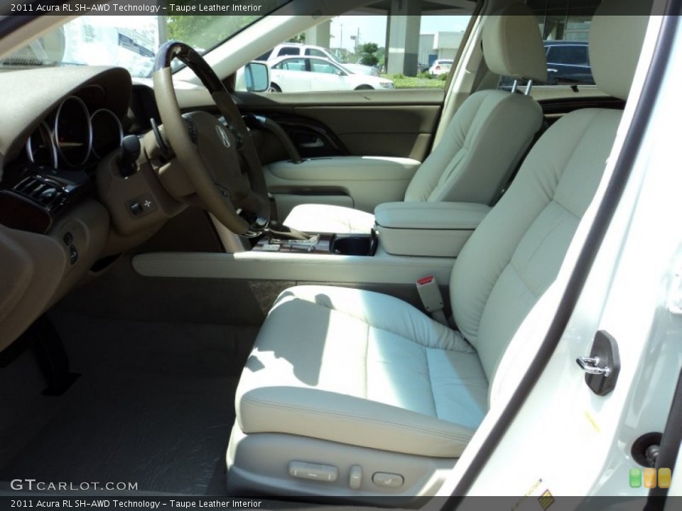 Taupe Leather Interior Photo for the 2011 Acura RL SH-AWD Technology #50375559