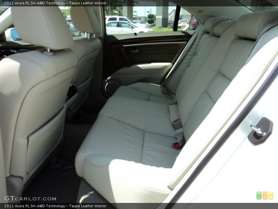 Taupe Leather Interior Photo for the 2011 Acura RL SH-AWD Technology #50375571