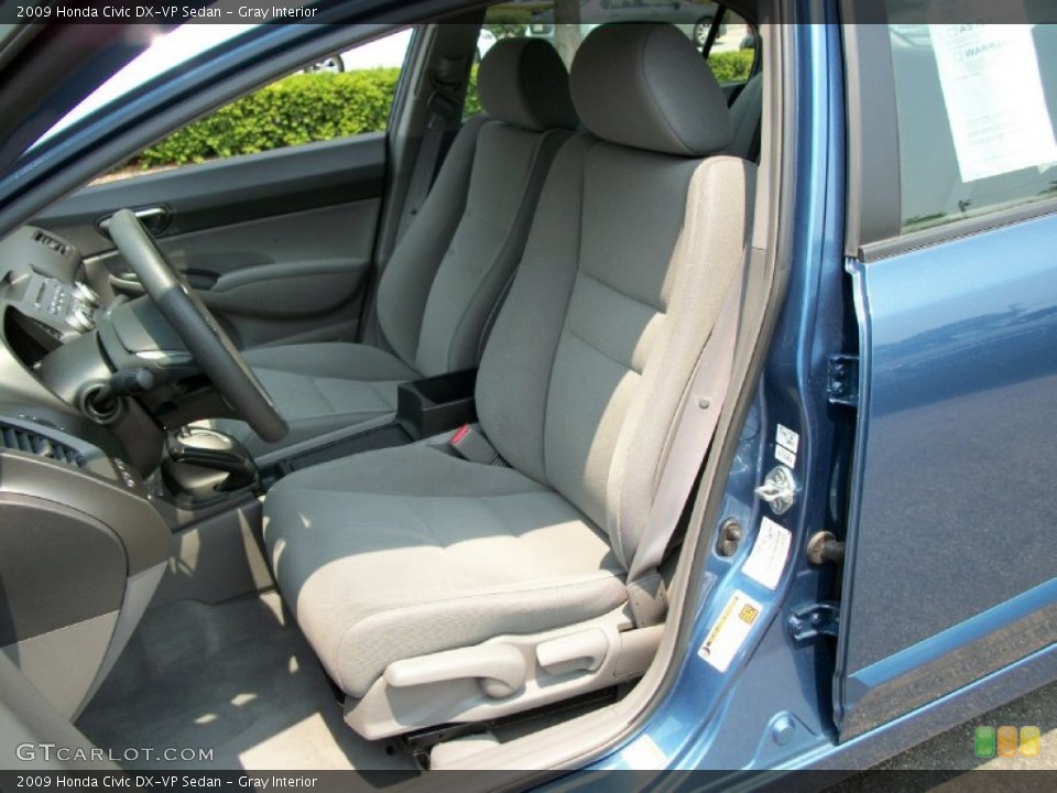 Gray Interior Photo for the 2009 Honda Civic DX-VP Sedan #50376080