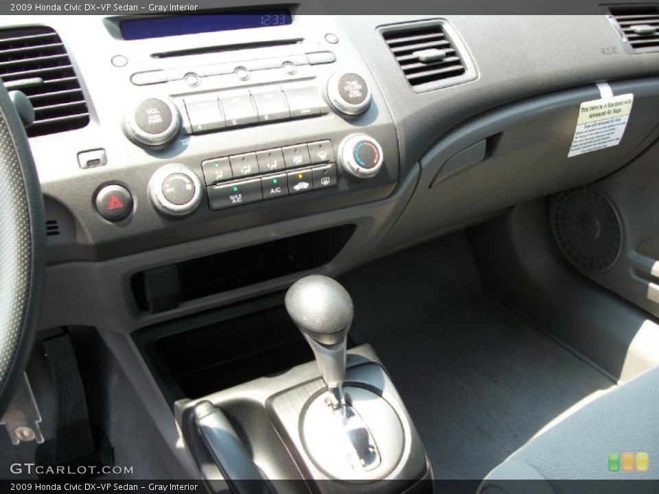 Gray Interior Transmission for the 2009 Honda Civic DX-VP Sedan #50376168