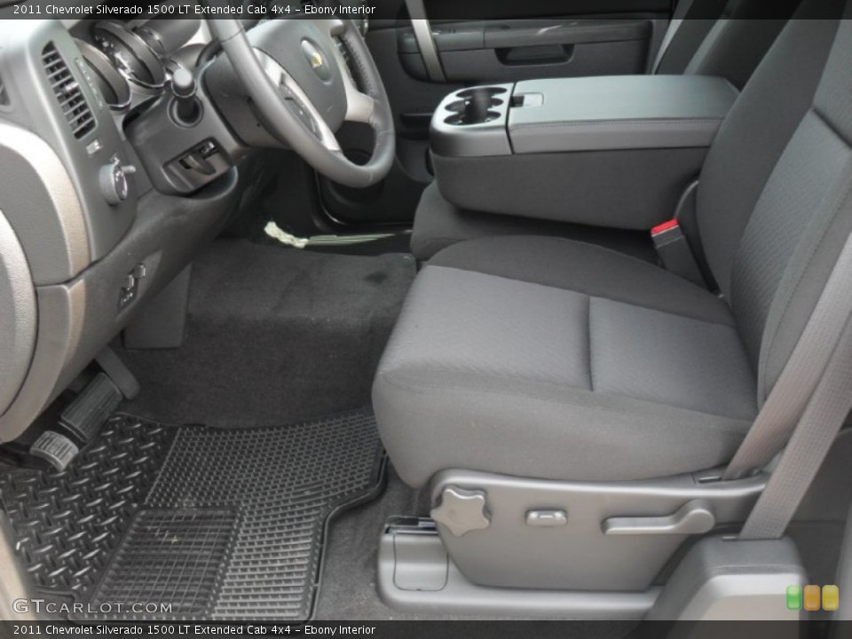 Ebony Interior Photo for the 2011 Chevrolet Silverado 1500 LT Extended Cab 4x4 #50376622