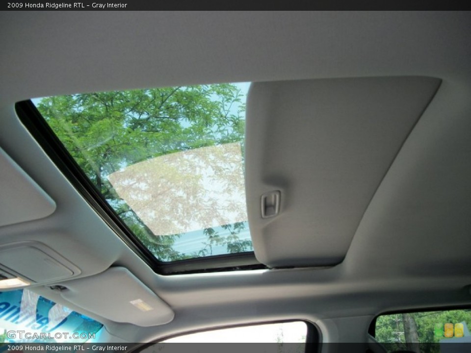 Gray Interior Sunroof for the 2009 Honda Ridgeline RTL #50377232