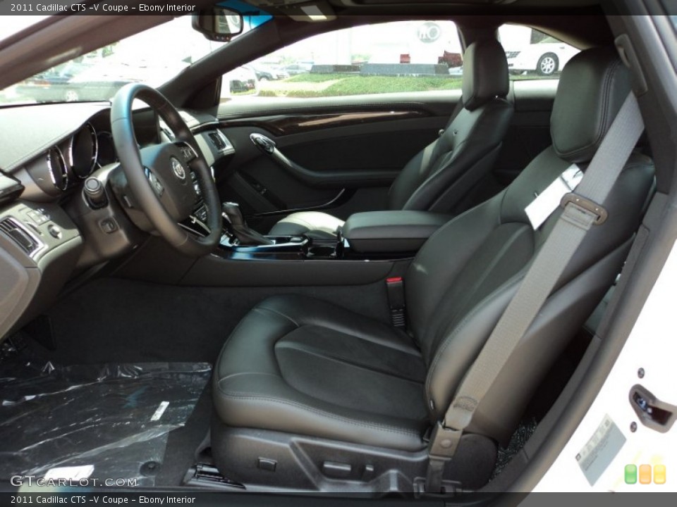 Ebony Interior Photo for the 2011 Cadillac CTS -V Coupe #50377505