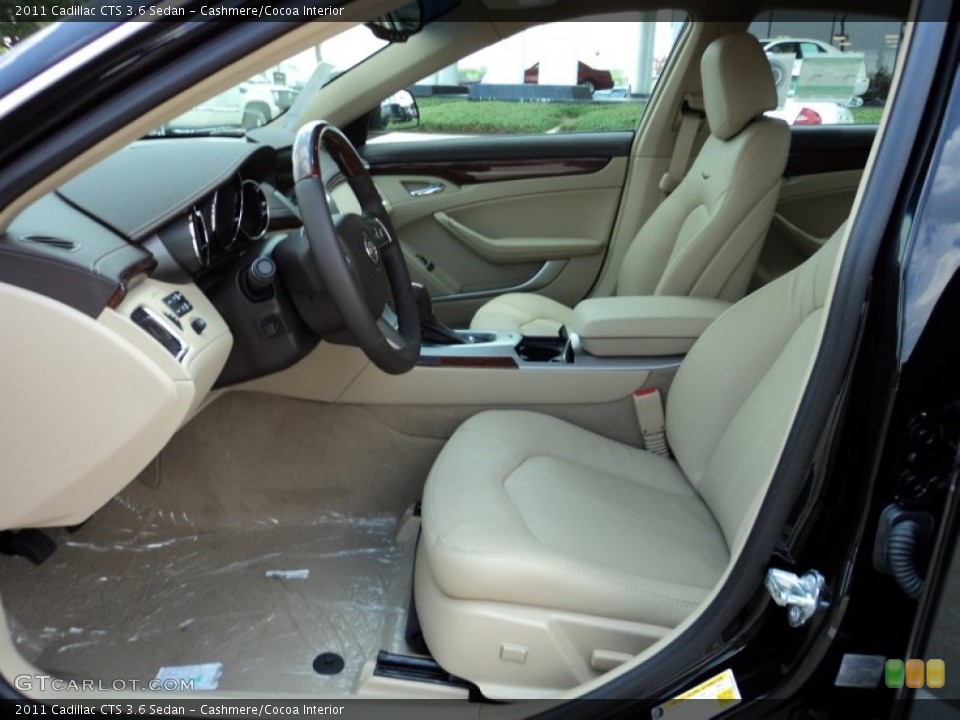 Cashmere/Cocoa Interior Photo for the 2011 Cadillac CTS 3.6 Sedan #50377685