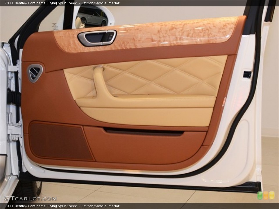 Saffron/Saddle Interior Door Panel for the 2011 Bentley Continental Flying Spur Speed #50381241