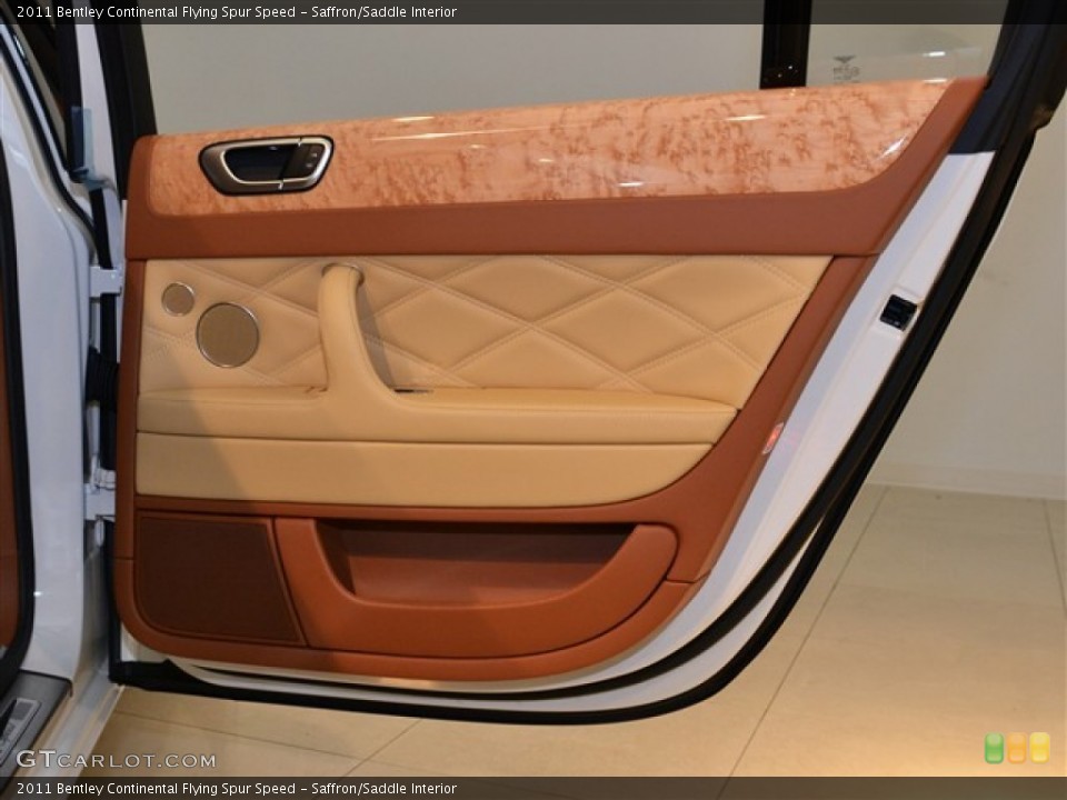 Saffron/Saddle Interior Door Panel for the 2011 Bentley Continental Flying Spur Speed #50381271