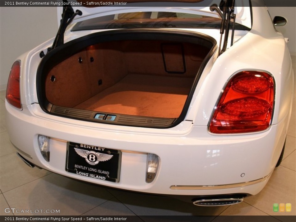 Saffron/Saddle Interior Trunk for the 2011 Bentley Continental Flying Spur Speed #50381316