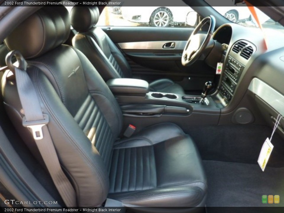 Midnight Black Interior Photo for the 2002 Ford Thunderbird Premium Roadster #50381904
