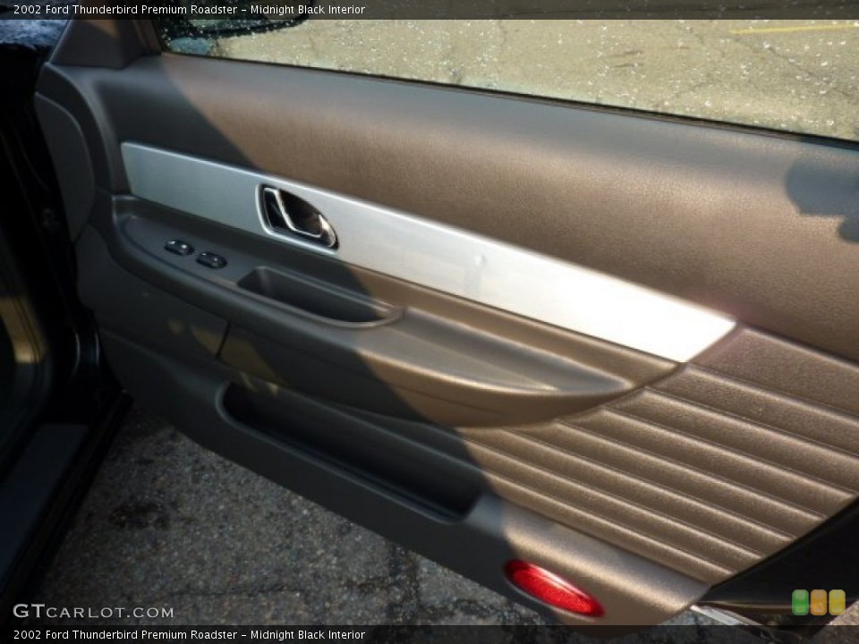 Midnight Black Interior Door Panel for the 2002 Ford Thunderbird Premium Roadster #50381934