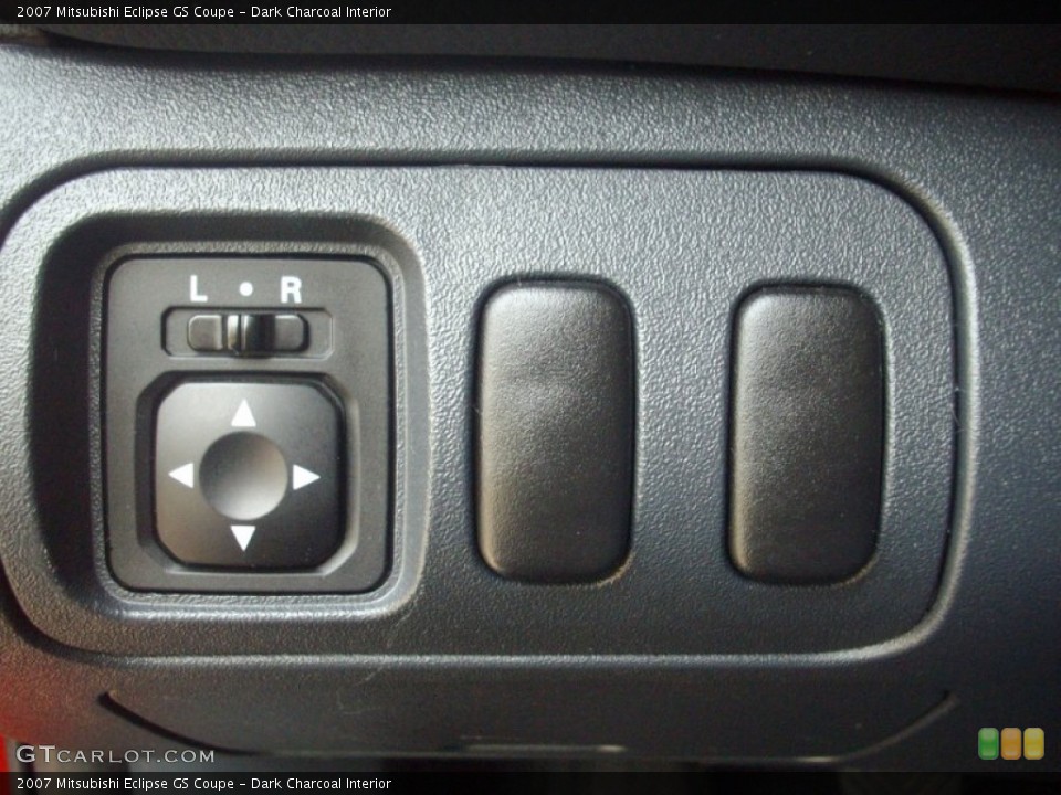 Dark Charcoal Interior Controls for the 2007 Mitsubishi Eclipse GS Coupe #50384772