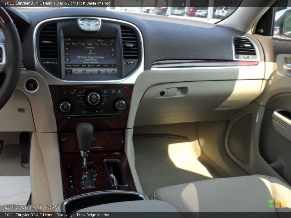Black/Light Frost Beige Interior Dashboard for the 2011 Chrysler 300 C Hemi #50386074