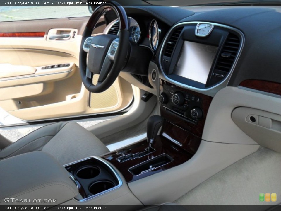 Black/Light Frost Beige Interior Photo for the 2011 Chrysler 300 C Hemi #50386125