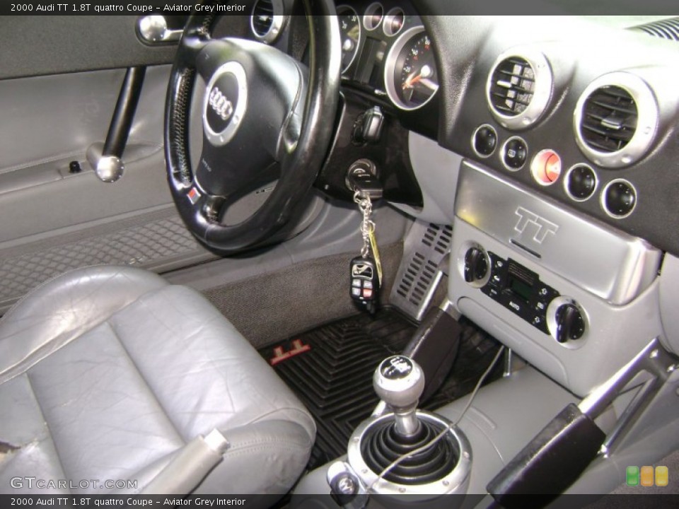 Aviator Grey Interior Controls for the 2000 Audi TT 1.8T quattro Coupe #50386929