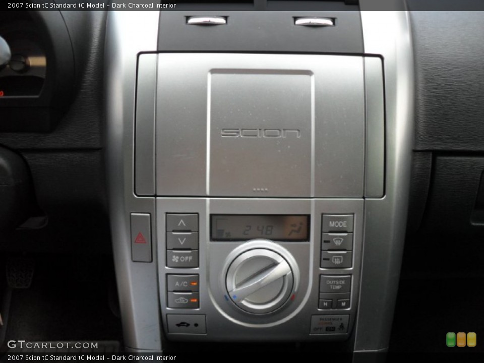 Dark Charcoal Interior Controls for the 2007 Scion tC  #50388735