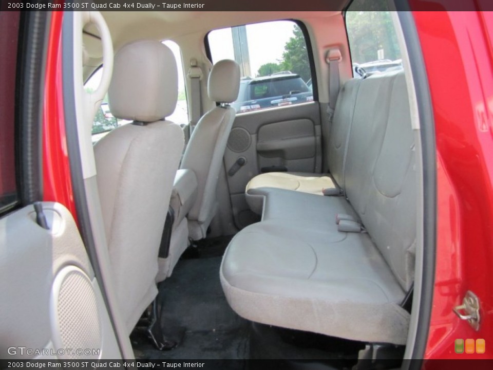 Taupe Interior Photo for the 2003 Dodge Ram 3500 ST Quad Cab 4x4 Dually #50389155