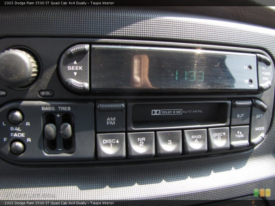 Taupe Interior Controls for the 2003 Dodge Ram 3500 ST Quad Cab 4x4 Dually #50389242