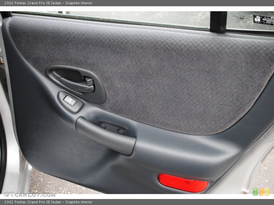 Graphite Interior Door Panel for the 2002 Pontiac Grand Prix SE Sedan #50389401