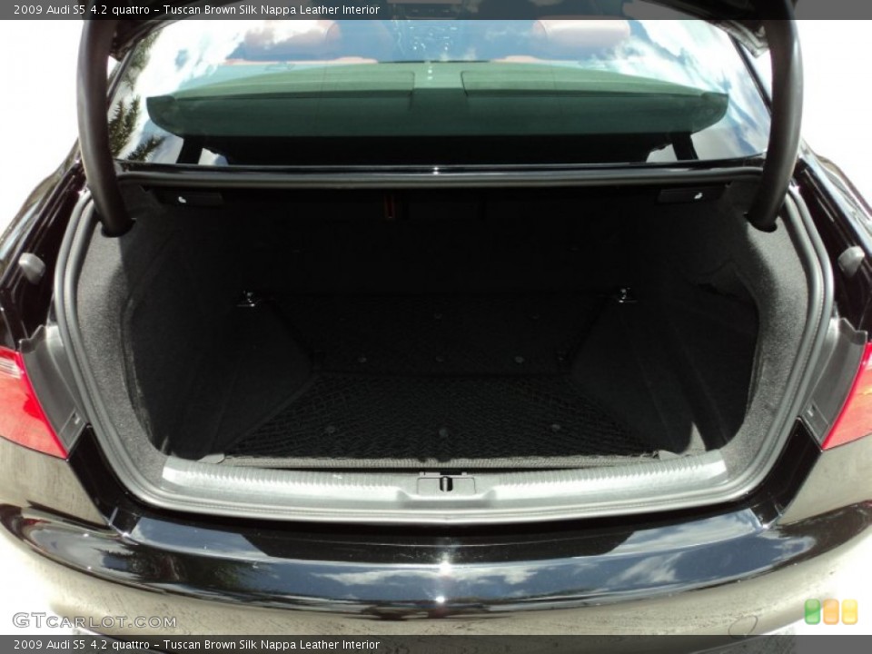 Tuscan Brown Silk Nappa Leather Interior Trunk for the 2009 Audi S5 4.2 quattro #50389701