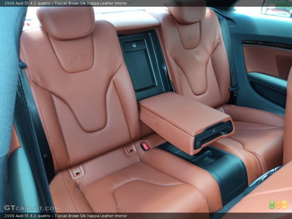 Tuscan Brown Silk Nappa Leather Interior Photo for the 2009 Audi S5 4.2 quattro #50389908