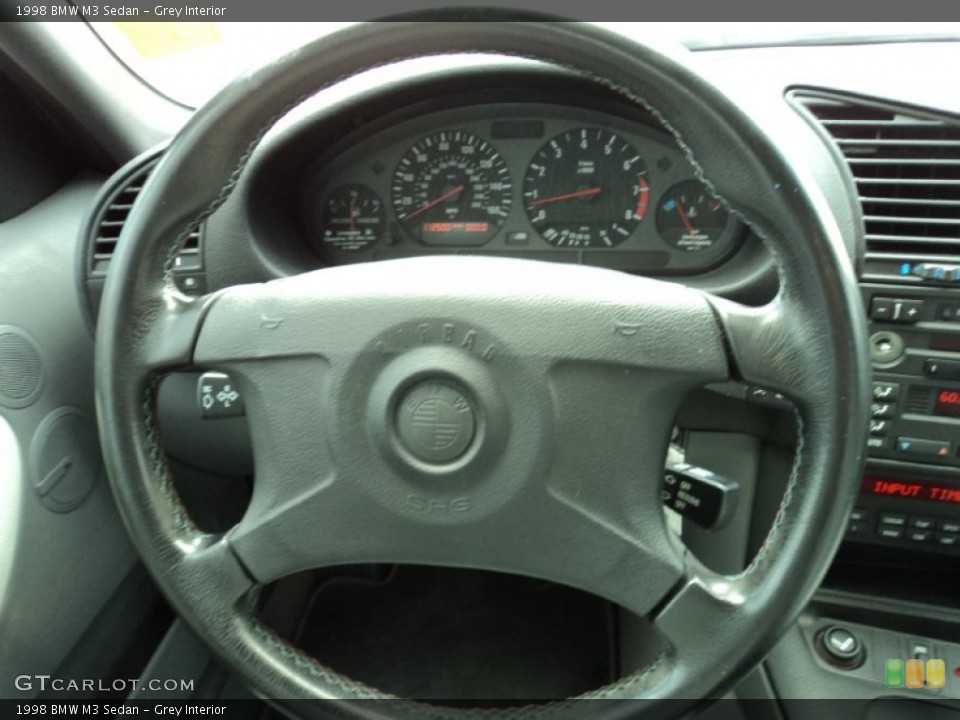 Grey Interior Steering Wheel for the 1998 BMW M3 Sedan #50391918