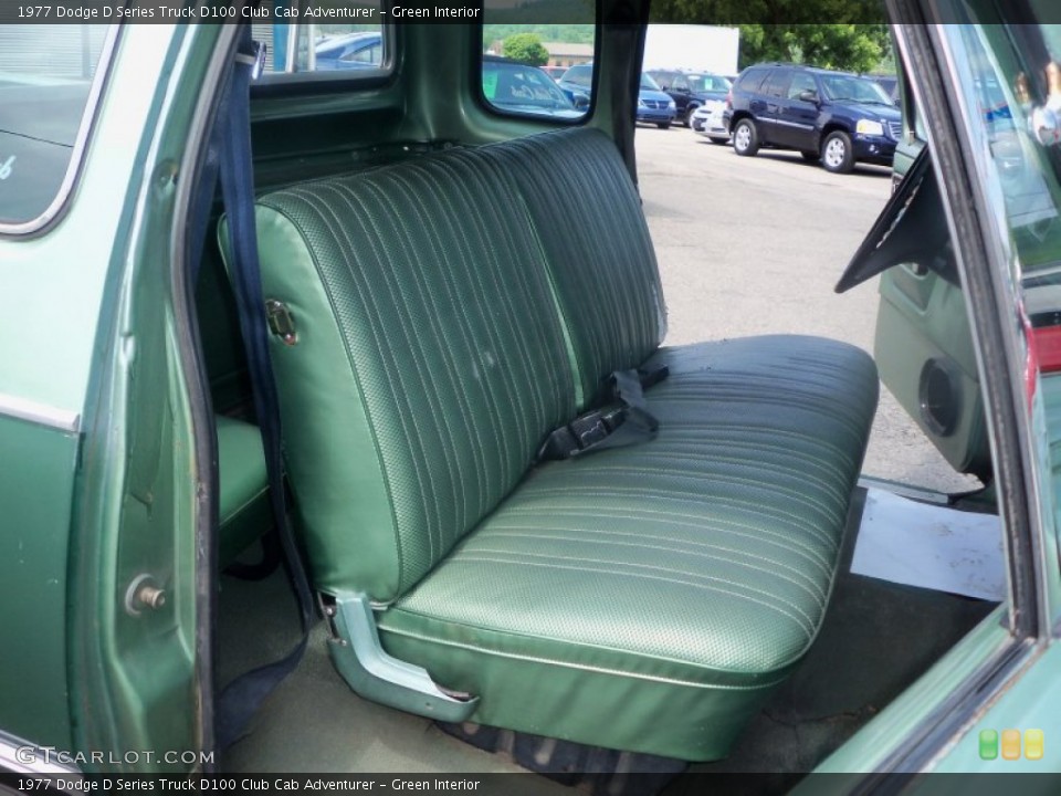 Green Interior Photo for the 1977 Dodge D Series Truck D100 Club Cab Adventurer #50394054