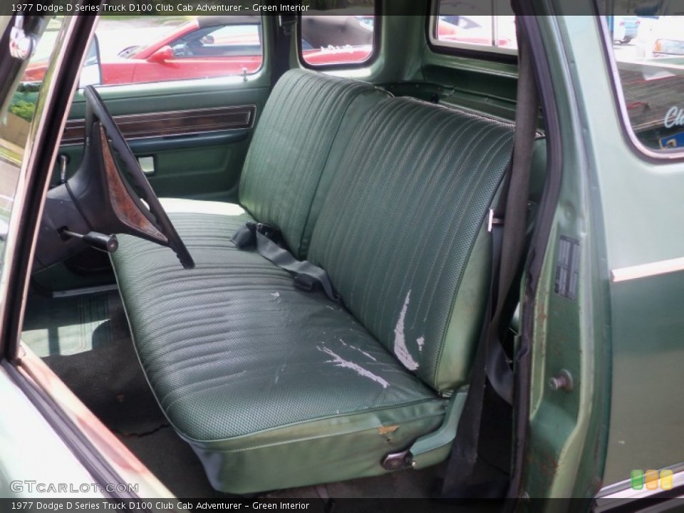 Green Interior Photo for the 1977 Dodge D Series Truck D100 Club Cab Adventurer #50394126