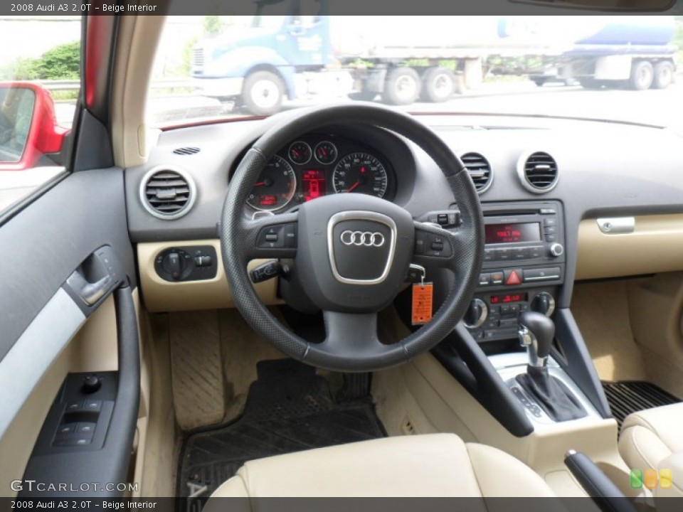 Beige Interior Dashboard for the 2008 Audi A3 2.0T #50394990
