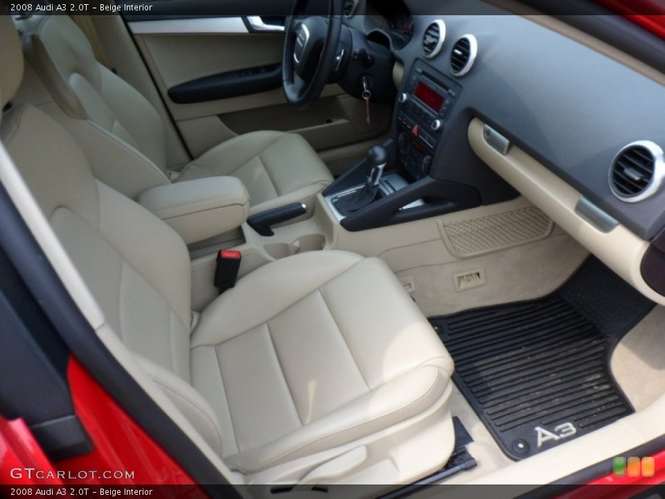 Beige Interior Photo for the 2008 Audi A3 2.0T #50395077