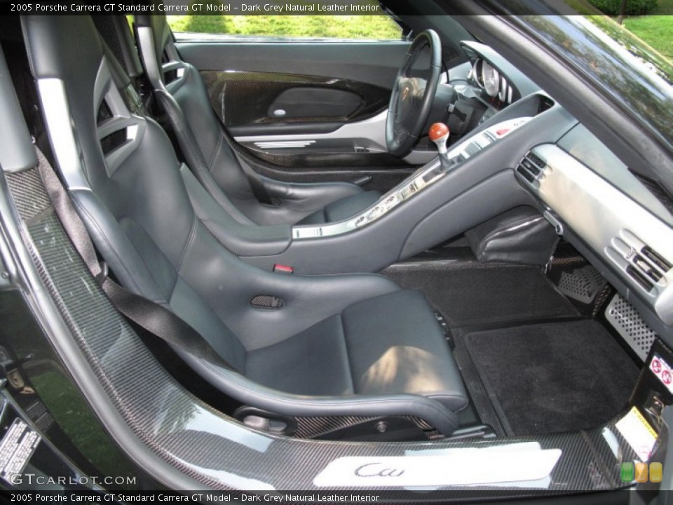 Dark Grey Natural Leather Interior Photo for the 2005 Porsche Carrera GT  #50395194