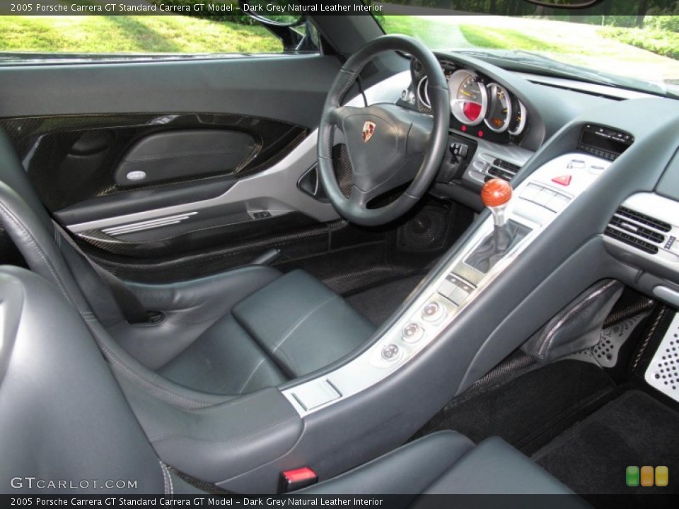 Dark Grey Natural Leather Interior Photo for the 2005 Porsche Carrera GT  #50395212