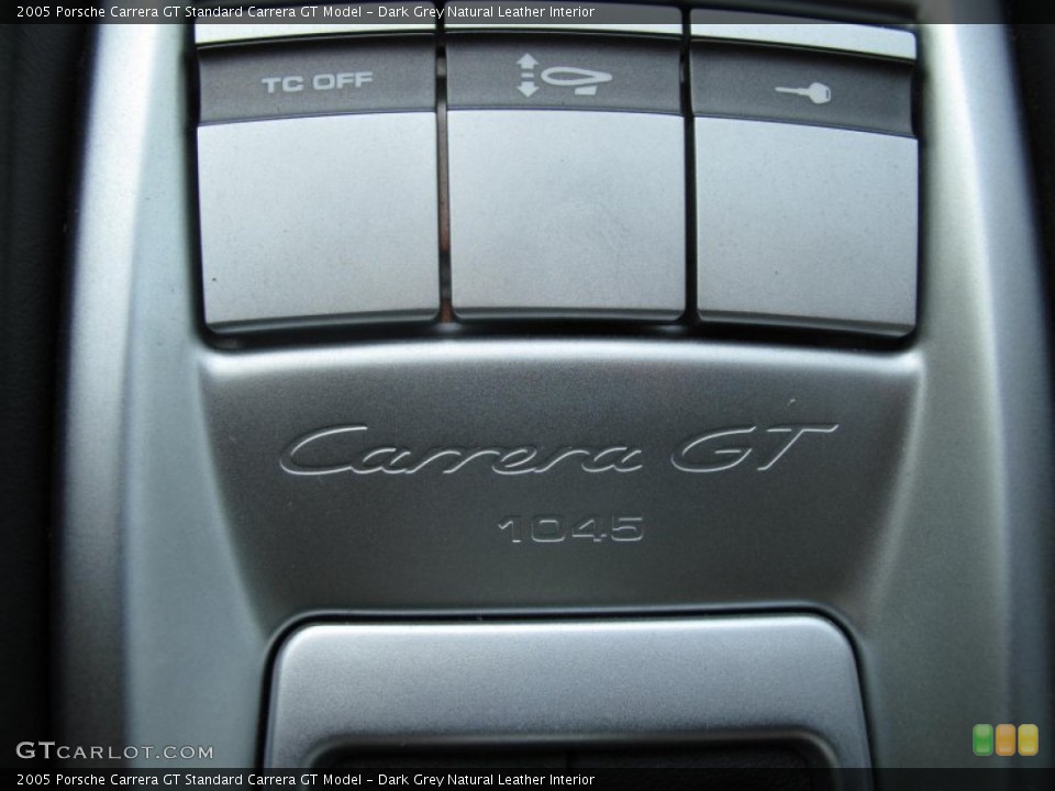 Dark Grey Natural Leather Interior Controls for the 2005 Porsche Carrera GT  #50395257